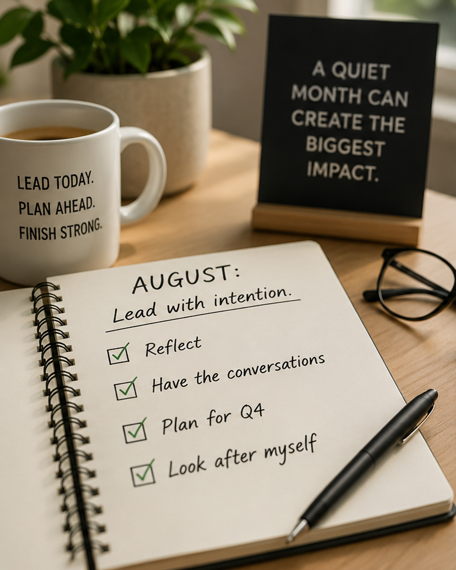 August Doesn’t Switch Off. Neither Do You
